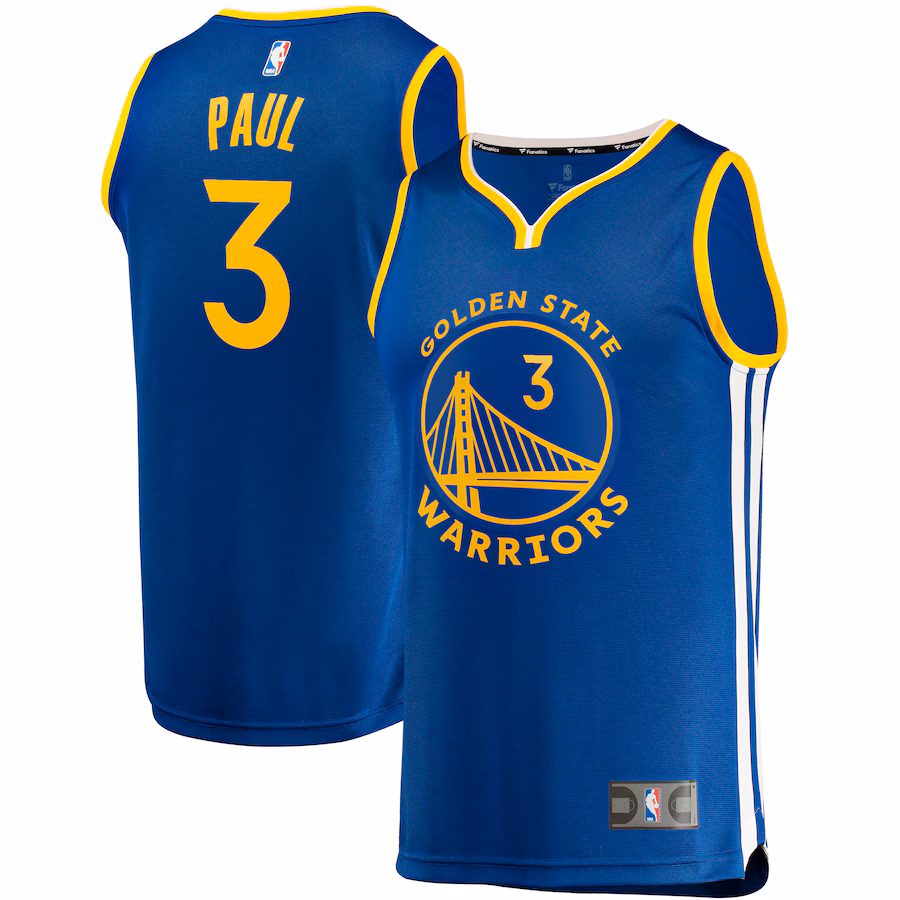 Youth Golden State Warriors Chris Paul Fanatics Royal Fast Break Player Jersey - Icon Edition - Jersey