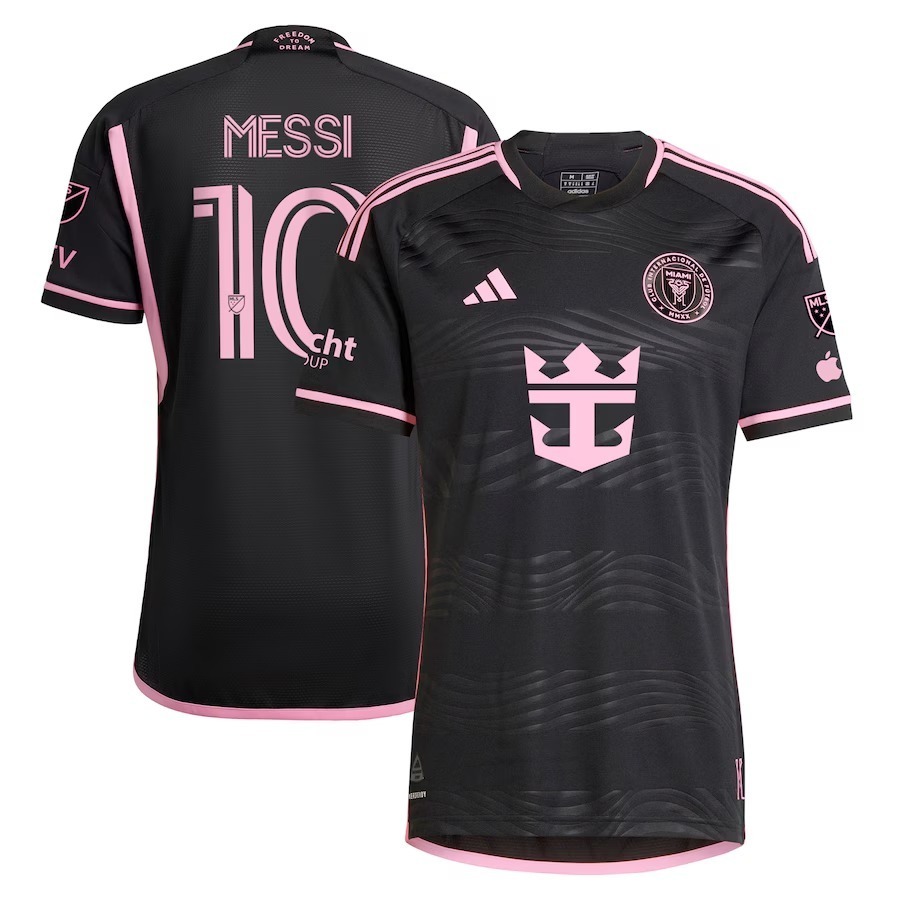 Men's Inter Miami CF Lionel Messi adidas Black 2024 La Noche Authentic Player Jersey - Jersey