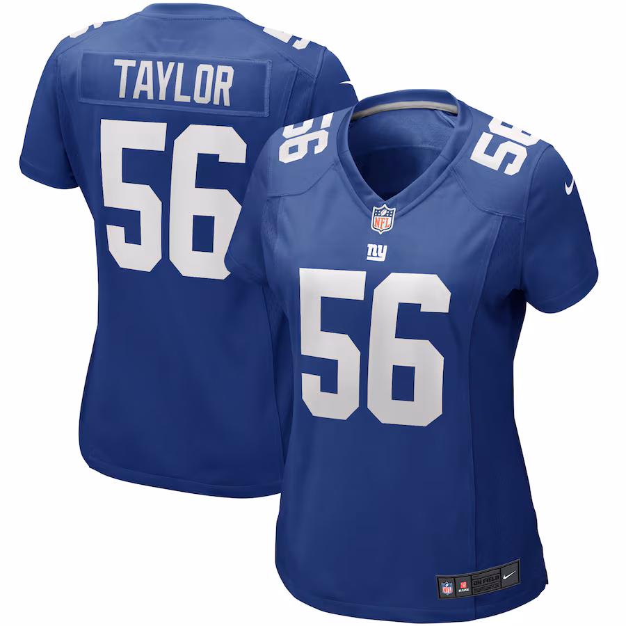 Women's New York Giants Lawrence Taylor Nike Royal Game Retired Player Jersey - Jersey