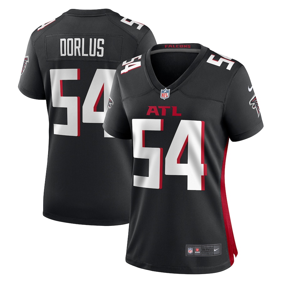 Women's Atlanta Falcons Brandon Dorlus Nike Black Game Jersey - Jersey