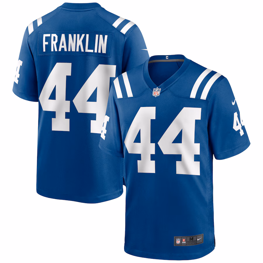 Men's Indianapolis Colts Zaire Franklin Nike Royal Game Jersey - Jersey