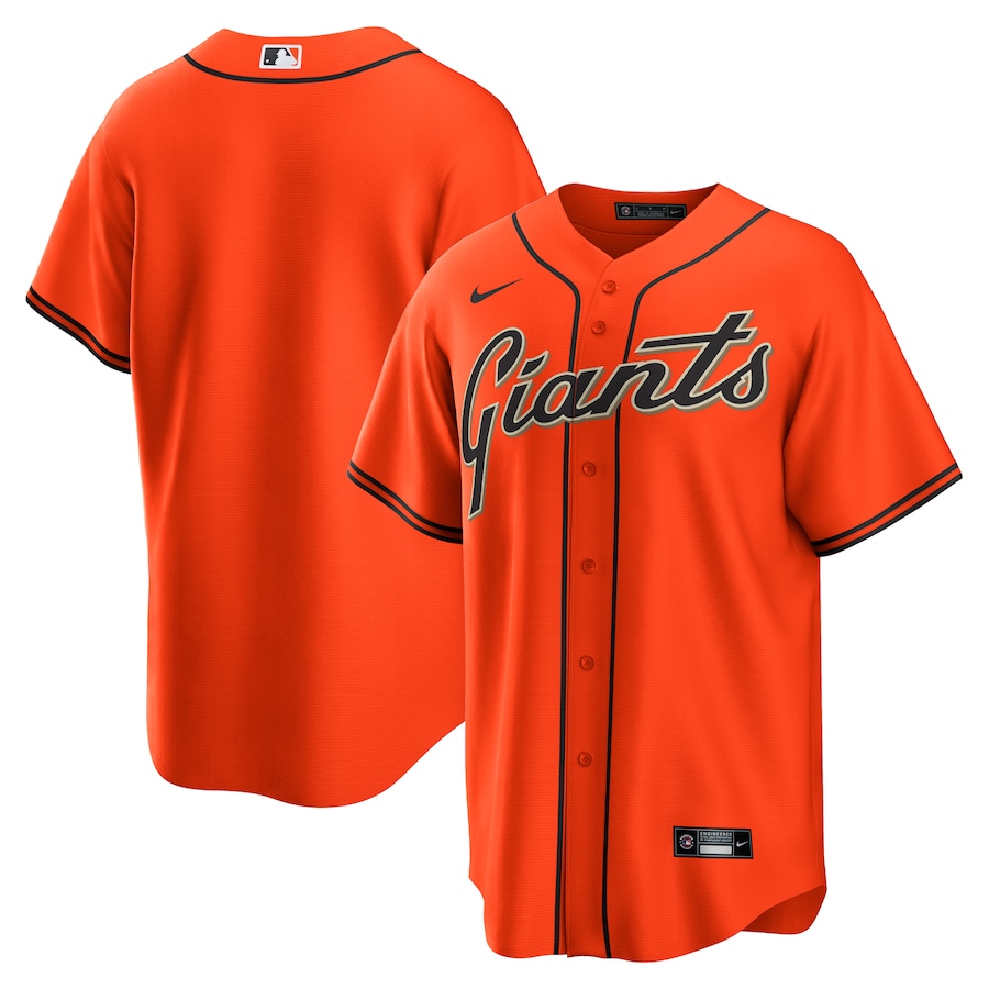 Men's San Francisco Giants Nike Orange Alternate Replica Team Jersey - Jersey