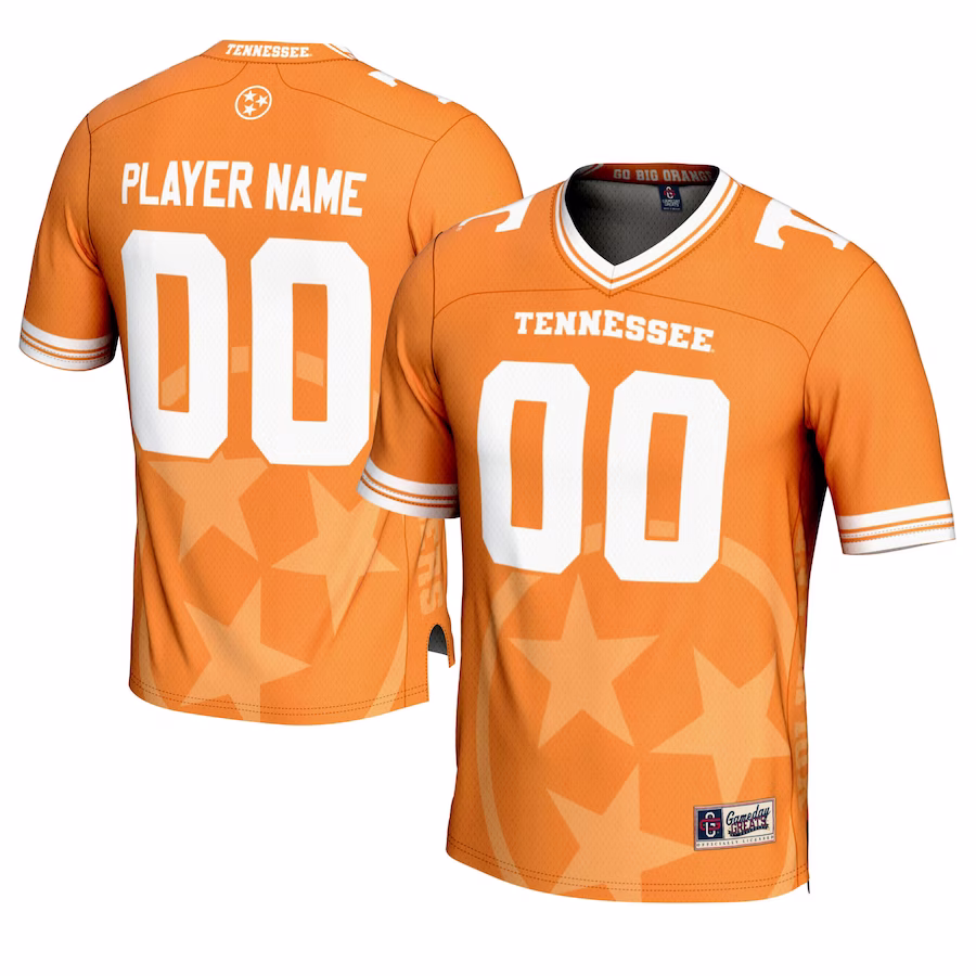 Tennessee Volunteers GameDay Greats Youth Icon Print NIL Pick-A-Player Football Jersey - Tennessee Orange - Jersey