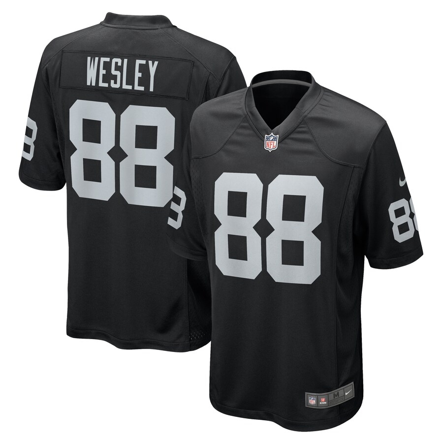 Men's Las Vegas Raiders Antoine Wesley Nike  Black Team Game Jersey - Jersey