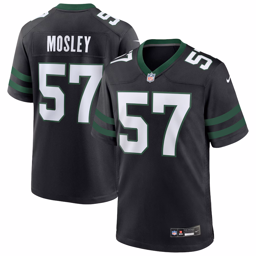 Men's New York Jets C.J. Mosley Nike Legacy Black Alternate Game Jersey - Jersey