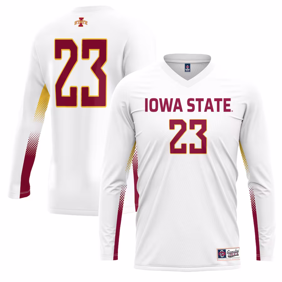 #1 Iowa State Cyclones GameDay Greats Unisex Lightweight Volleyball Jersey - White - Jersey
