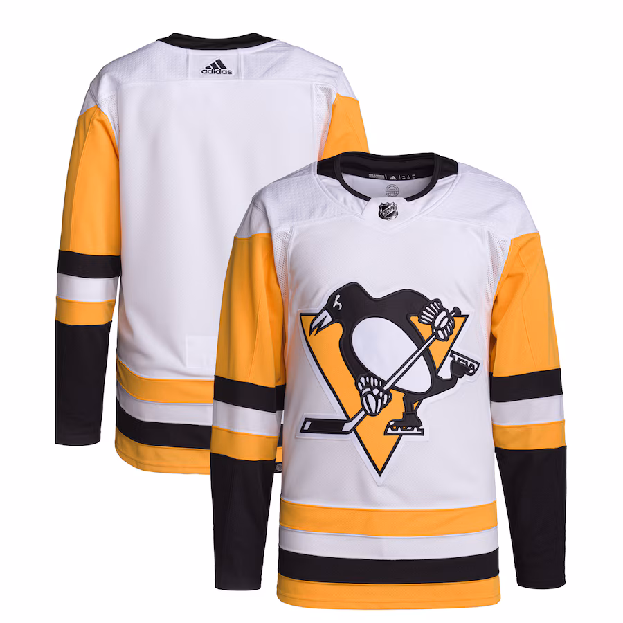 Men's Pittsburgh Penguins adidas White Away Primegreen Authentic Jersey - Jersey