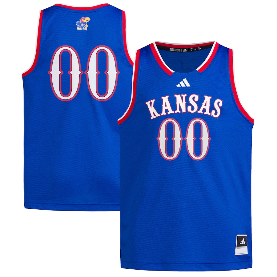 Youth adidas #00 Royal Kansas Jayhawks Swingman Jersey - Jersey