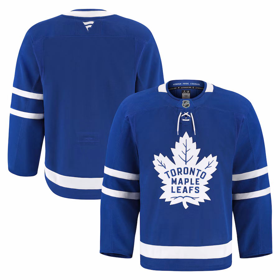 Men's Toronto Maple Leafs Fanatics Blue Home Authentic Pro Jersey - Jersey