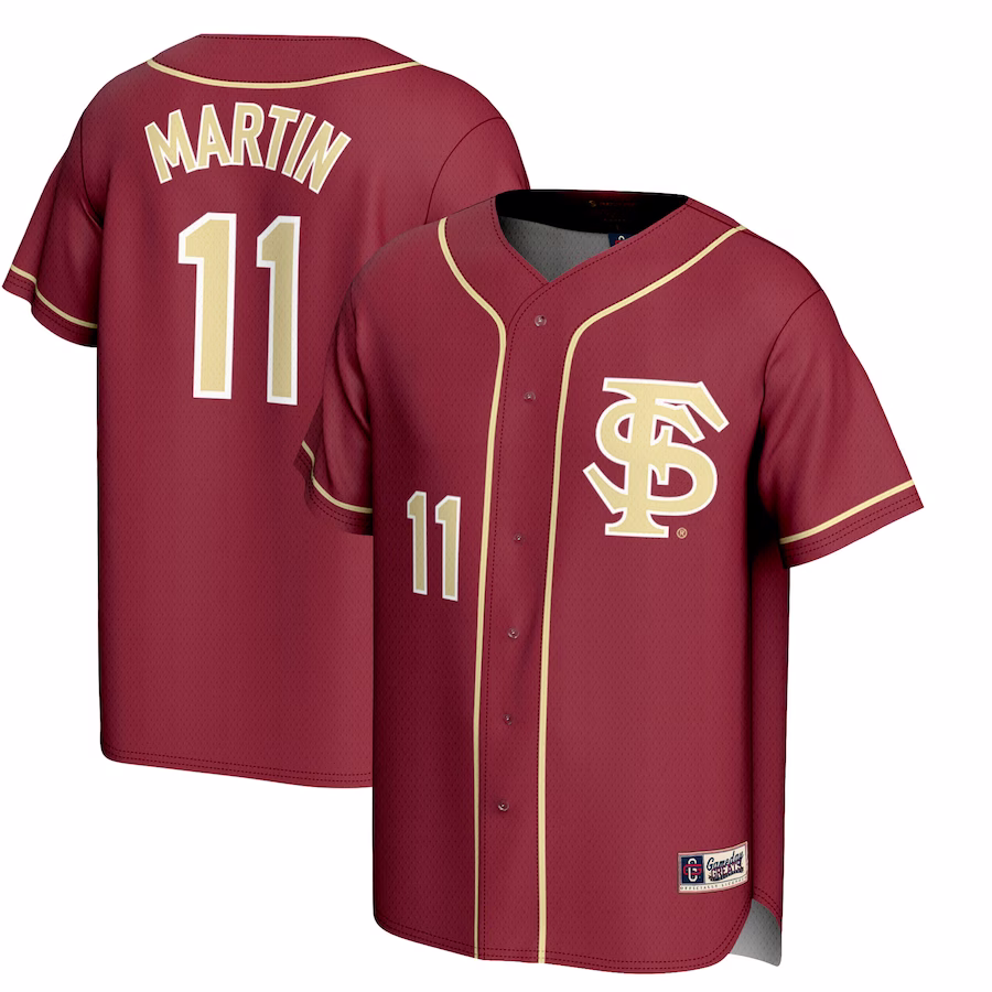 Mike Martin Florida State Seminoles GameDay Greats Unisex Lightweight Baseball Jersey - Garnet - Jersey
