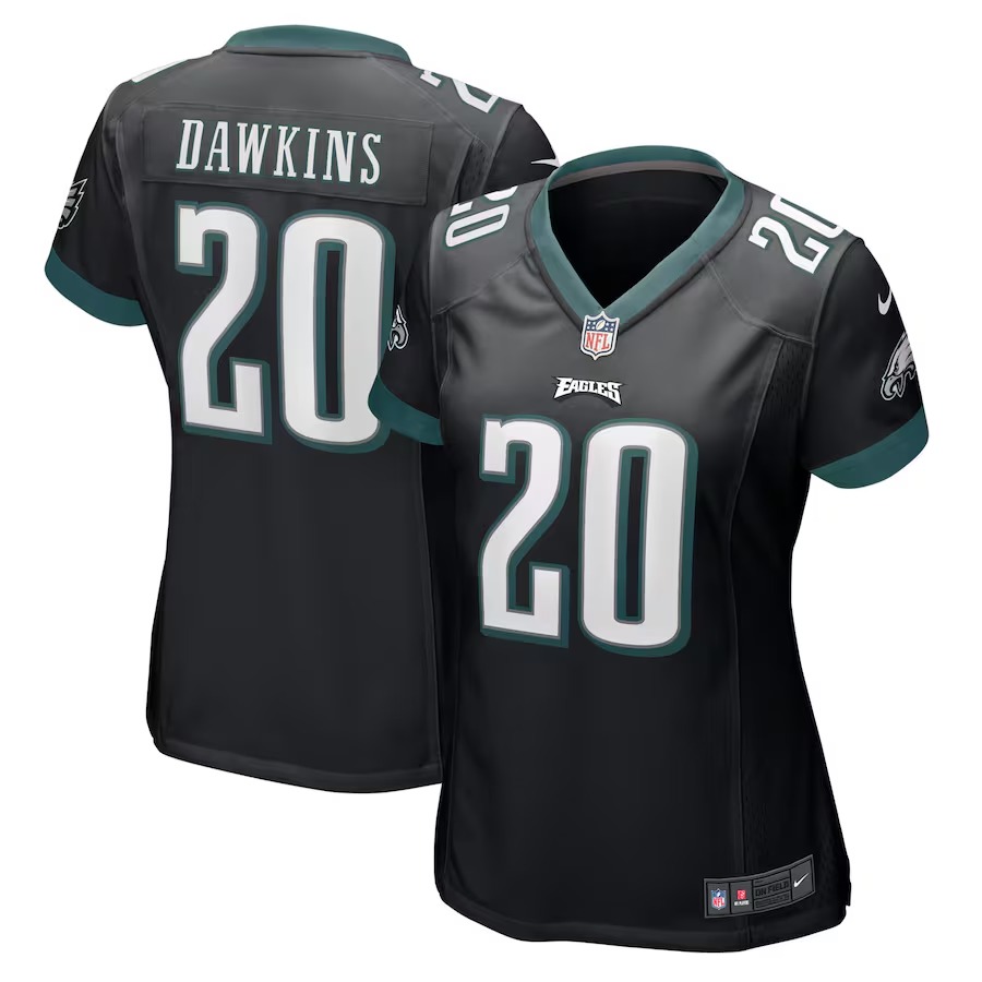 Women's Philadelphia Eagles Brian Dawkins Nike Black Retired Player Jersey - Jersey