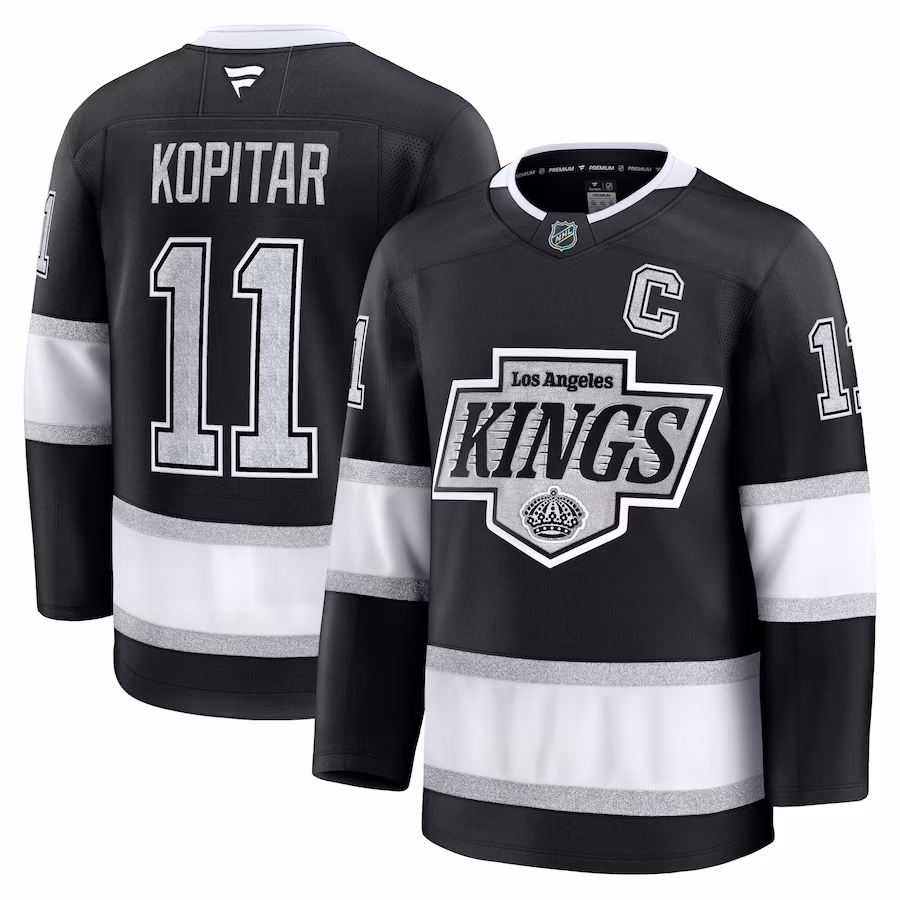 Men's Los Angeles Kings Anze Kopitar Fanatics Black Home Premium Jersey - Jersey