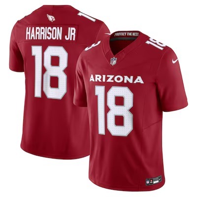 Men's Arizona Cardinals Marvin Harrison Jr. Nike Cardinal Vapor F.U.S.E. Limited Jersey - Jersey