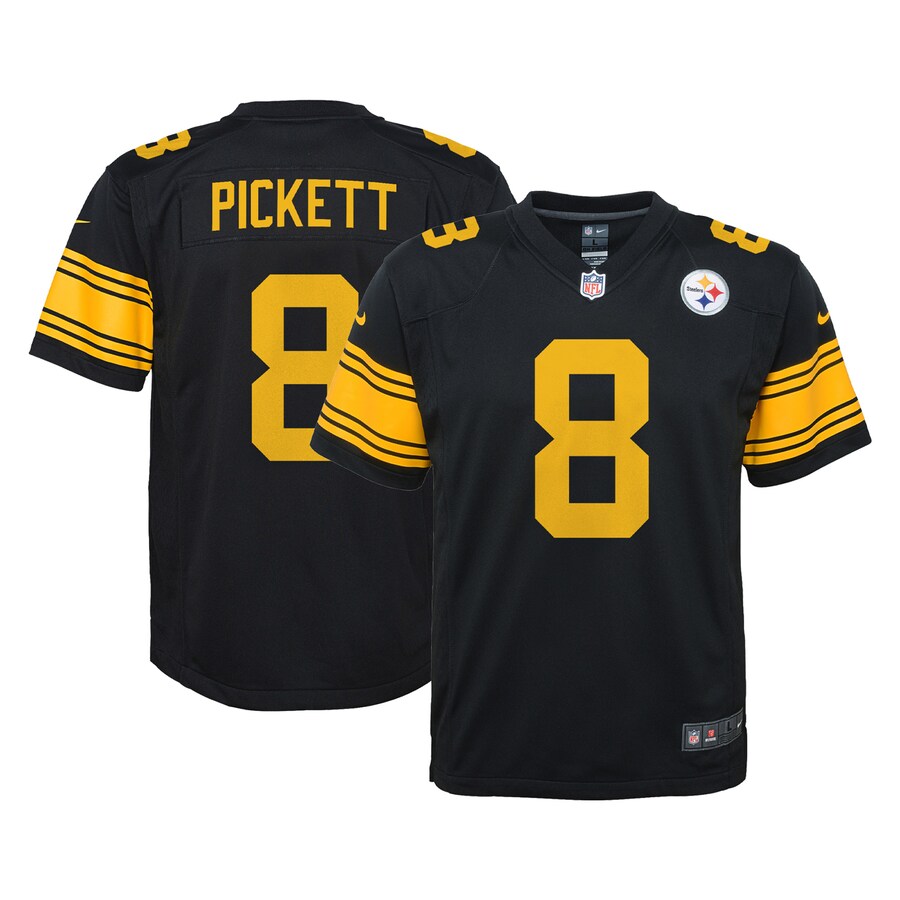 Youth Pittsburgh Steelers Kenny Pickett Nike Black Game Jersey - Jersey