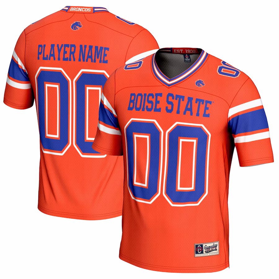 Boise State Broncos GameDay Greats NIL Pick-A-Player Football Jersey – Orange - Jersey