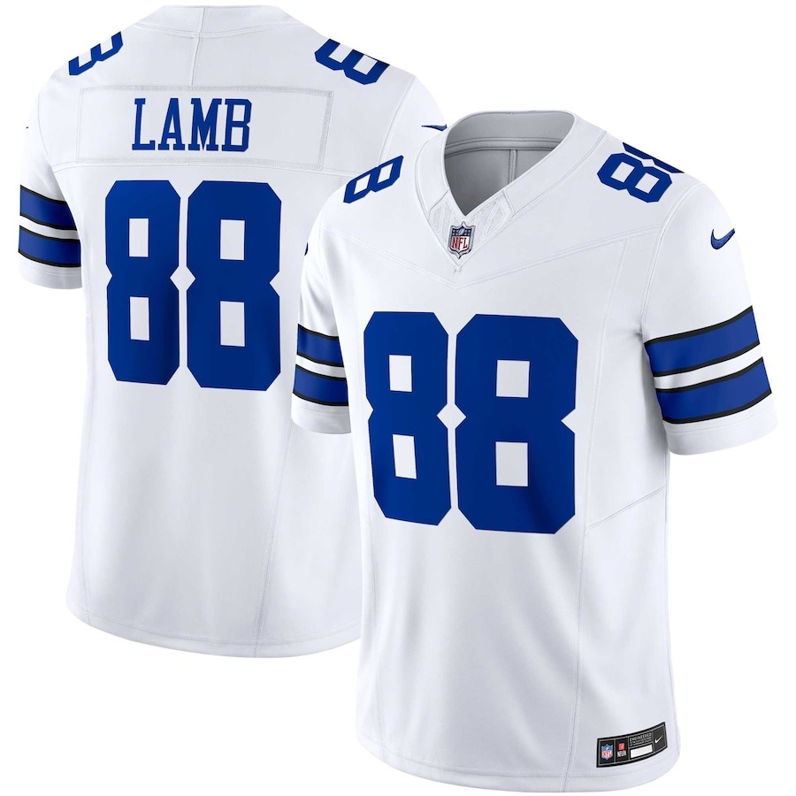 Men's Dallas Cowboys CeeDee Lamb Nike White Vapor F.U.S.E. Limited Jersey - Jersey