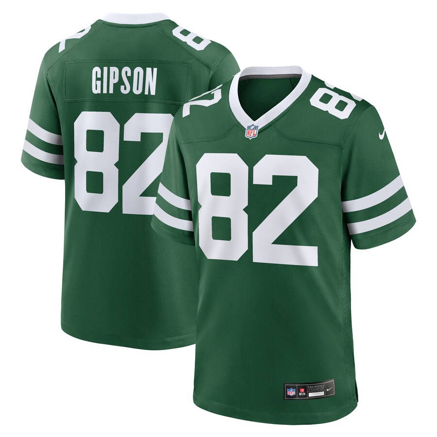 Men's New York Jets Xavier Gipson Nike Legacy Green Team Game Jersey - Jersey