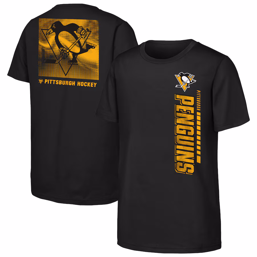Youth Pittsburgh Penguins Black Atmosphere T-Shirt - Jersey