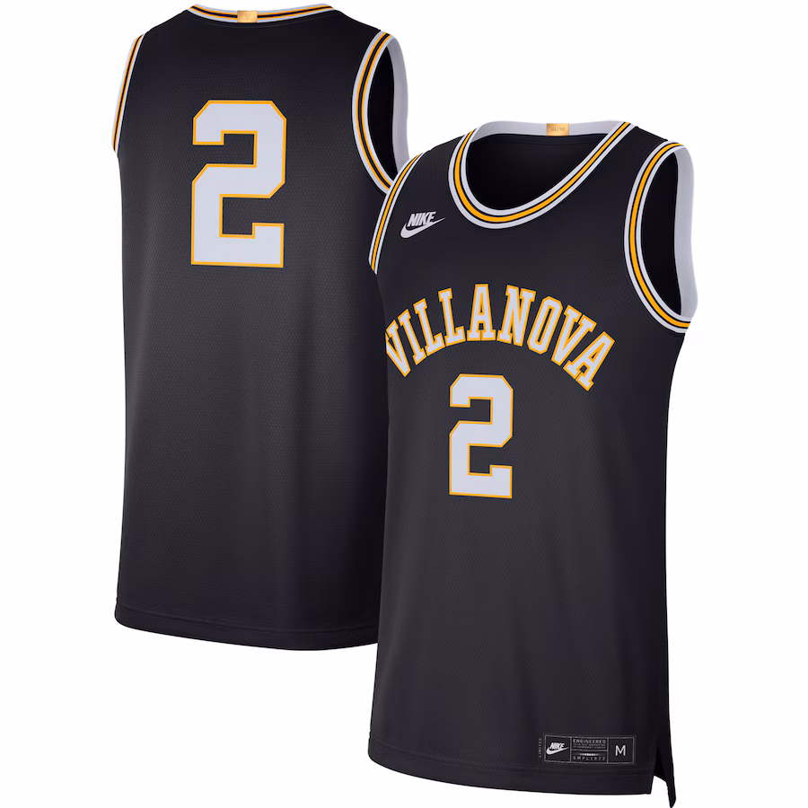 Men's Nike #2 Navy Villanova Wildcats Retro Limited Jersey - Jersey