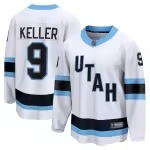 Men's Utah Hockey Club Clayton Keller Fanatics White Breakaway Player Jersey - Jersey