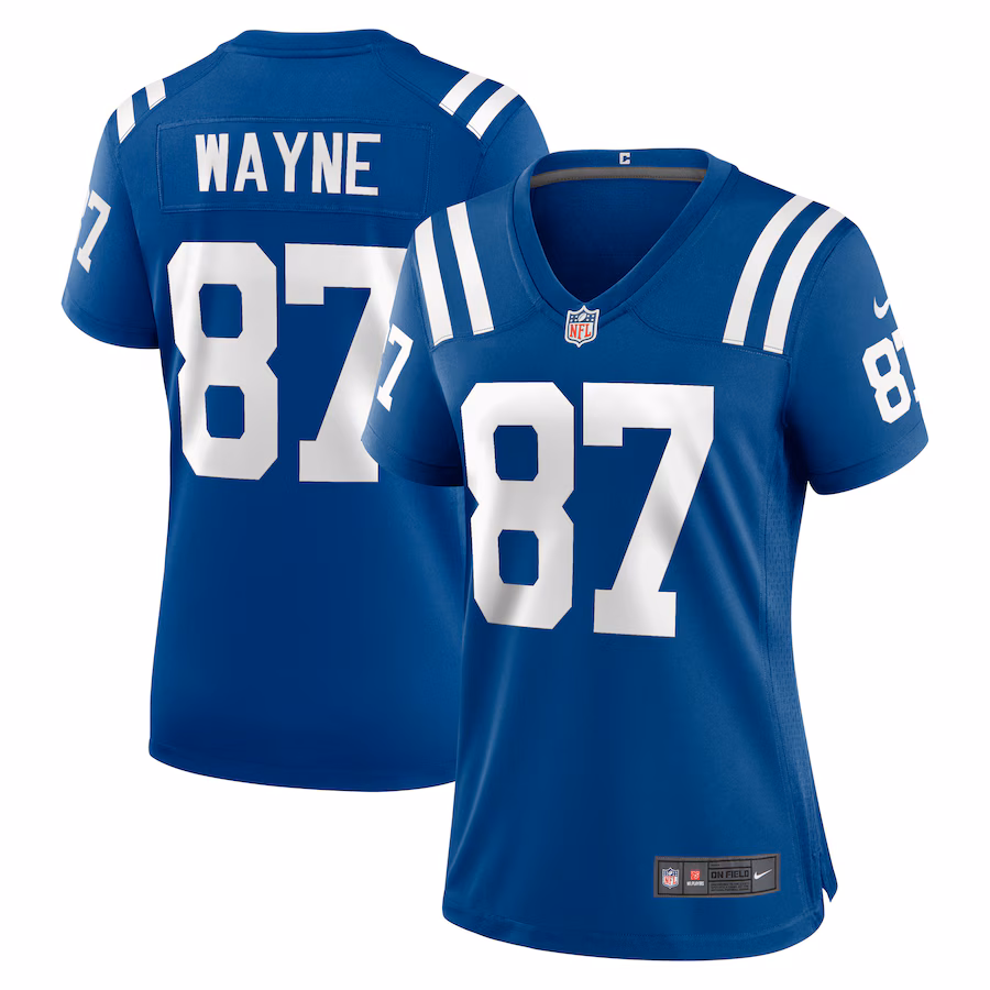 Women's Indianapolis Colts Reggie Wayne Nike Royal Retired Player Game Jersey - Jersey