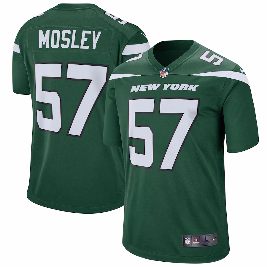 Men's New York Jets C.J. Mosley Nike Gotham Green Game Jersey - Jersey