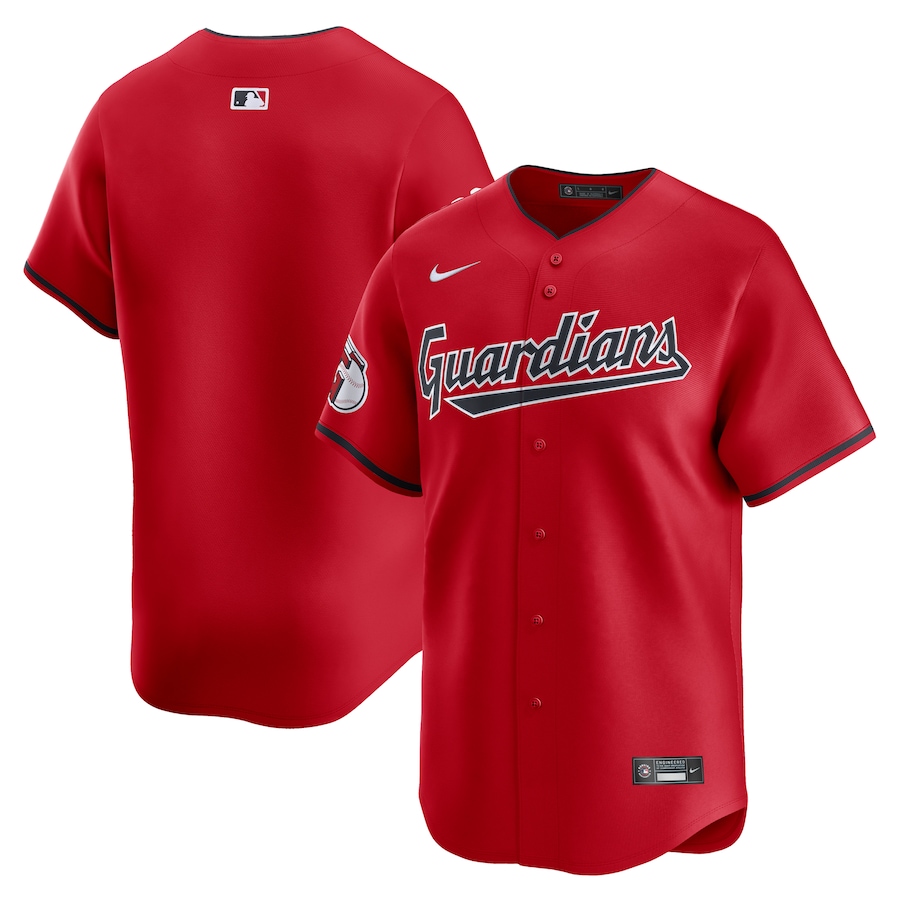 Men's Cleveland Guardians  Nike Red  Alternate Limited Jersey - Jersey