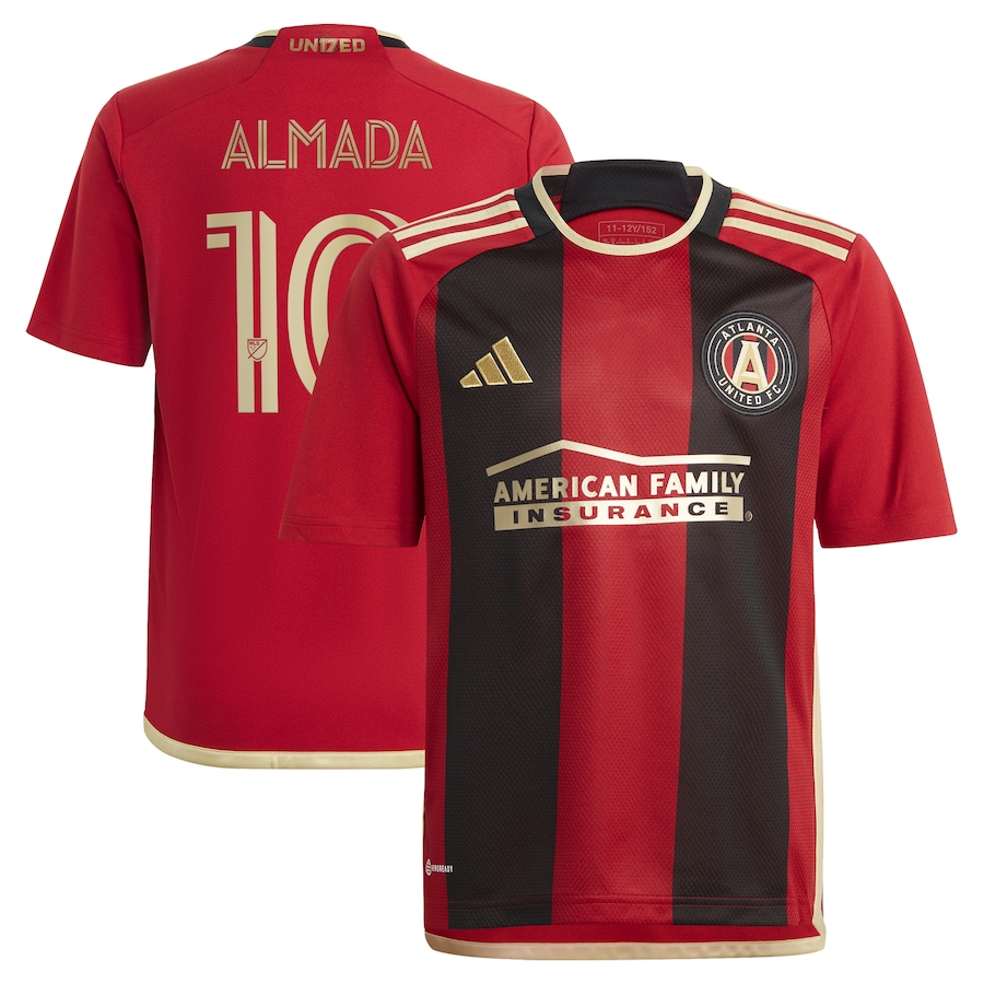 Youth Atlanta United FC Thiago Almada adidas Black 2023 The 17s' Kit Replica Jersey - Jersey