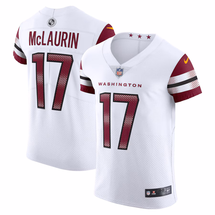 Men's Washington Commanders Terry McLaurin Nike White Vapor Elite Jersey - Jersey