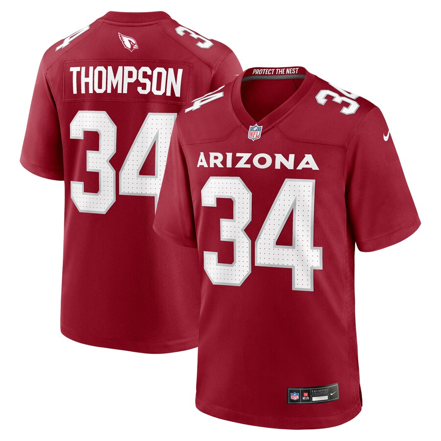 Men's Arizona Cardinals Jalen Thompson Nike Cardinal Team Game Jersey - Jersey