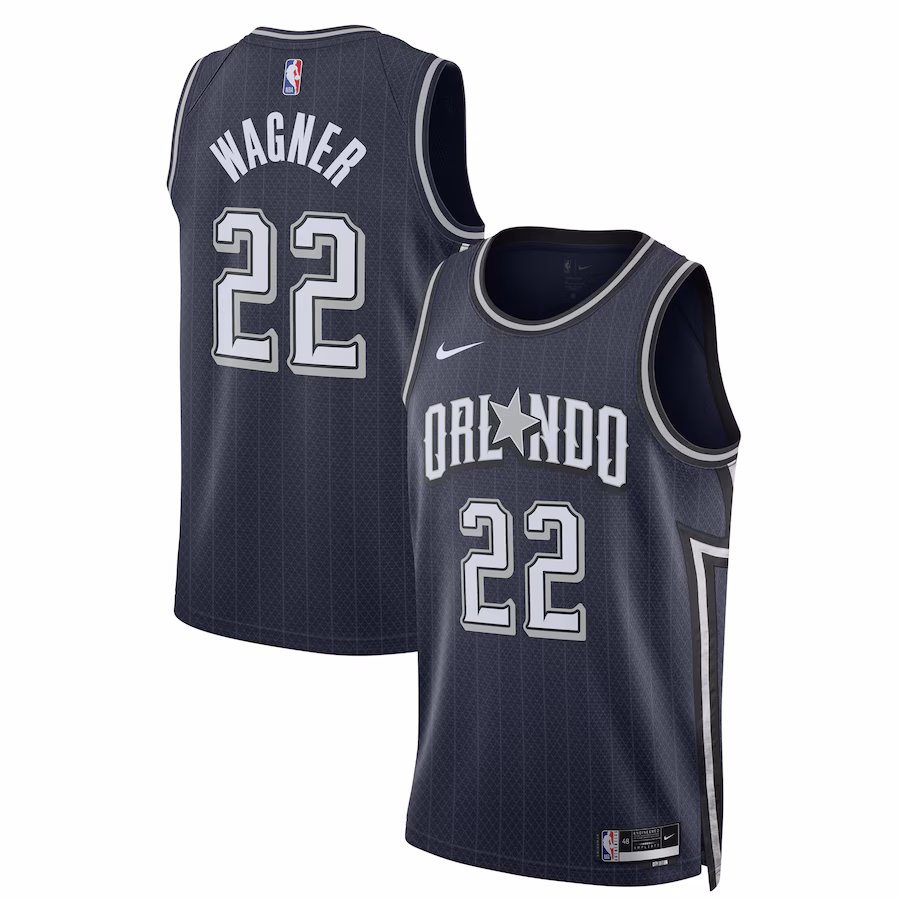 Unisex Orlando Magic Franz Wagner Nike Navy 2023/24 Swingman Jersey - City Edition - Jersey
