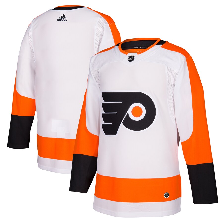 Men's Philadelphia Flyers adidas White Away Authentic Blank Jersey - Jersey