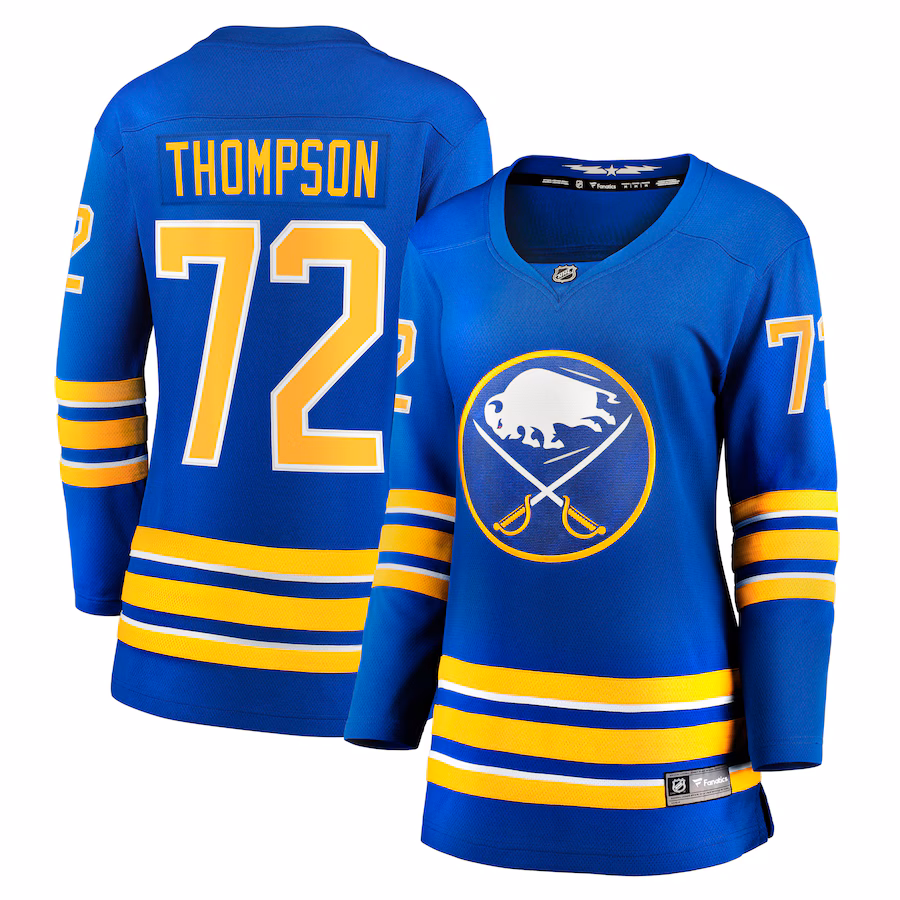 Women's Buffalo Sabres Tage Thompson Fanatics Royal Home Breakaway Player Jersey - Jersey