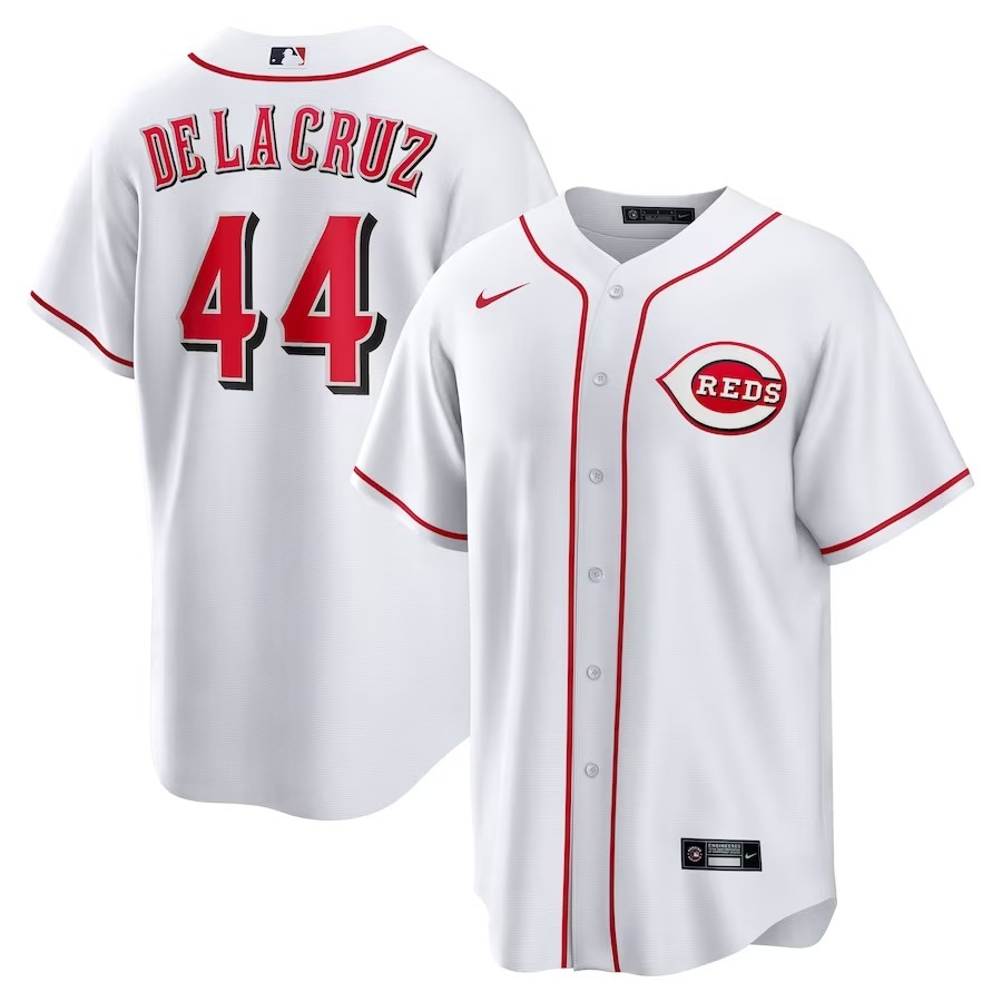 Men's Cincinnati Reds Elly De La Cruz Nike White Home Replica Jersey - Jersey