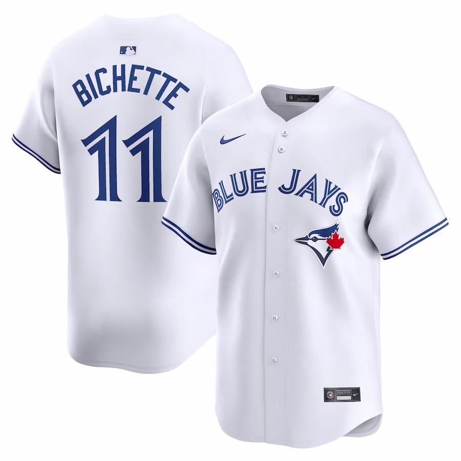 Men's Toronto Blue Jays Bo Bichette Nike White Home Limited Player Jersey - Jersey