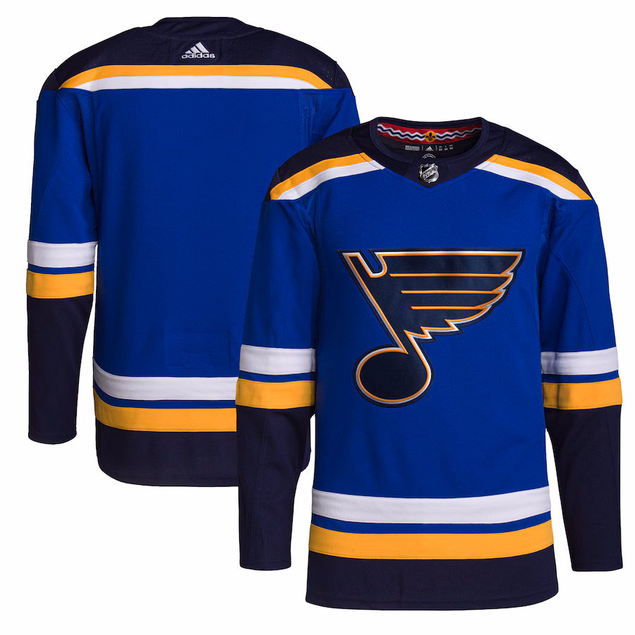 Men's St. Louis Blues adidas Royal Home Authentic Jersey - Jersey