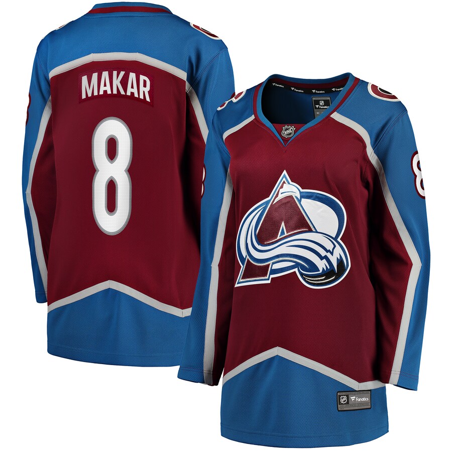 Cale Makar Colorado Avalanche Fanatics Branded Women's Home Breakaway Player Jersey - Maroon - Jersey