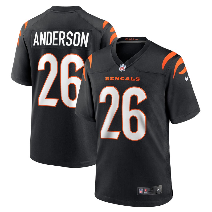 Men's Cincinnati Bengals Tycen Anderson Nike Black Game Player Jersey - Jersey