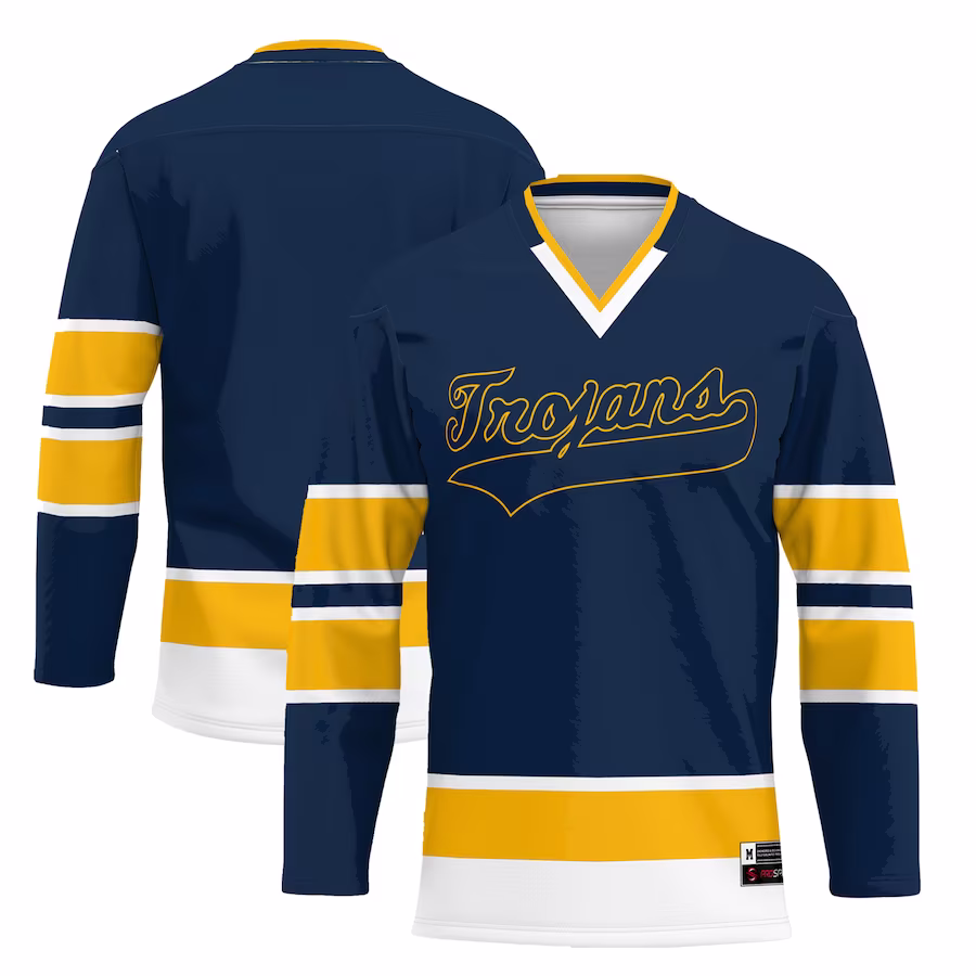 Central Alabama Community College Trojans GameDay Greats Hockey Jersey - Navy - Jersey
