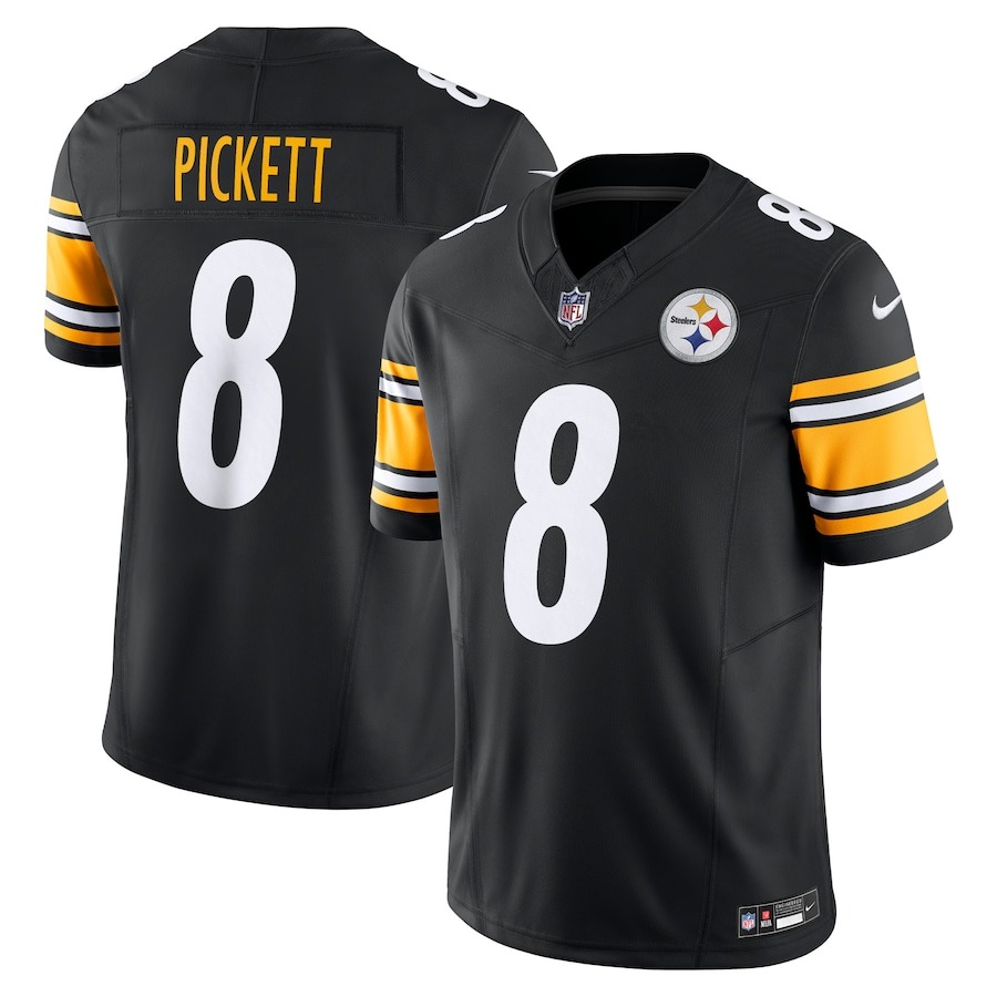 Men's Pittsburgh Steelers Kenny Pickett Nike Black Vapor F.U.S.E. Limited Jersey - Jersey