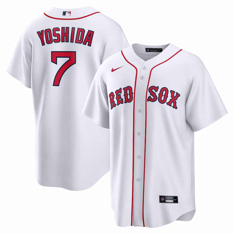 Men's Boston Red Sox Masataka Yoshida Nike White Replica Player Jersey - Jersey