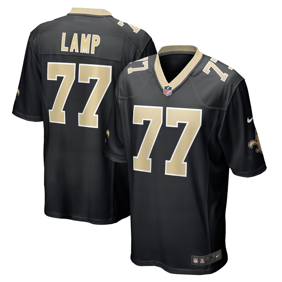Men's New Orleans Saints Forrest Lamp Nike Black Game Player Jersey - Jersey