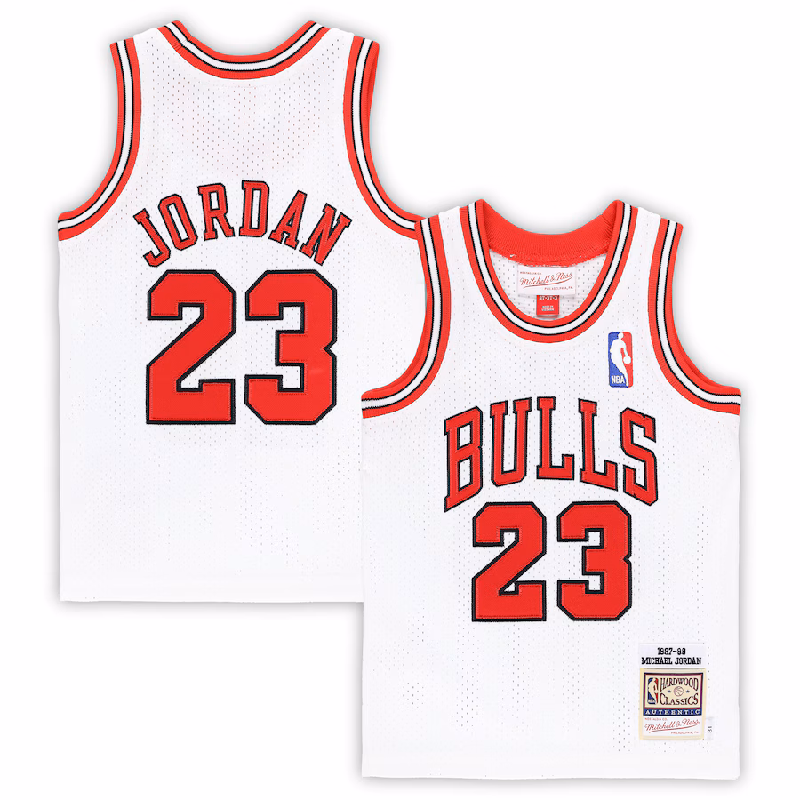 Toddler Chicago Bulls Michael Jordan Mitchell & Ness White 1997/98 Hardwood Classics Authentic Jersey - Jersey