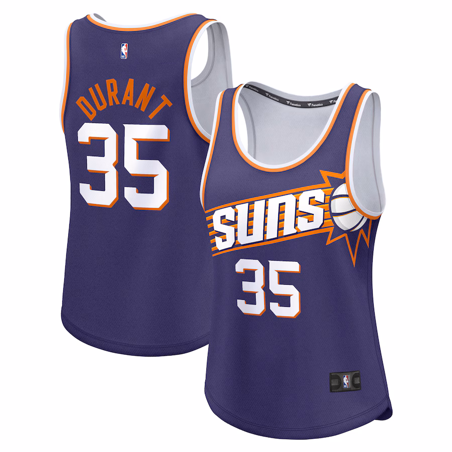 Women's Phoenix Suns Kevin Durant Fanatics Purple Fast Break Player Jersey - Icon Edition - Jersey