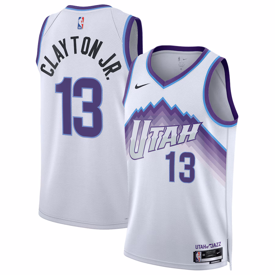 Unisex Utah Jazz Walter Clayton Jr. Nike White Swingman Jersey - Association Edition - Jersey
