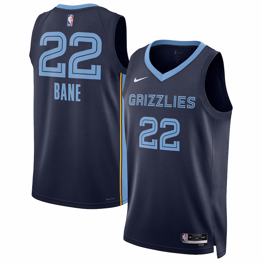 Unisex Memphis Grizzlies Desmond Bane Nike Navy Swingman Player Jersey - Icon Edition - Jersey