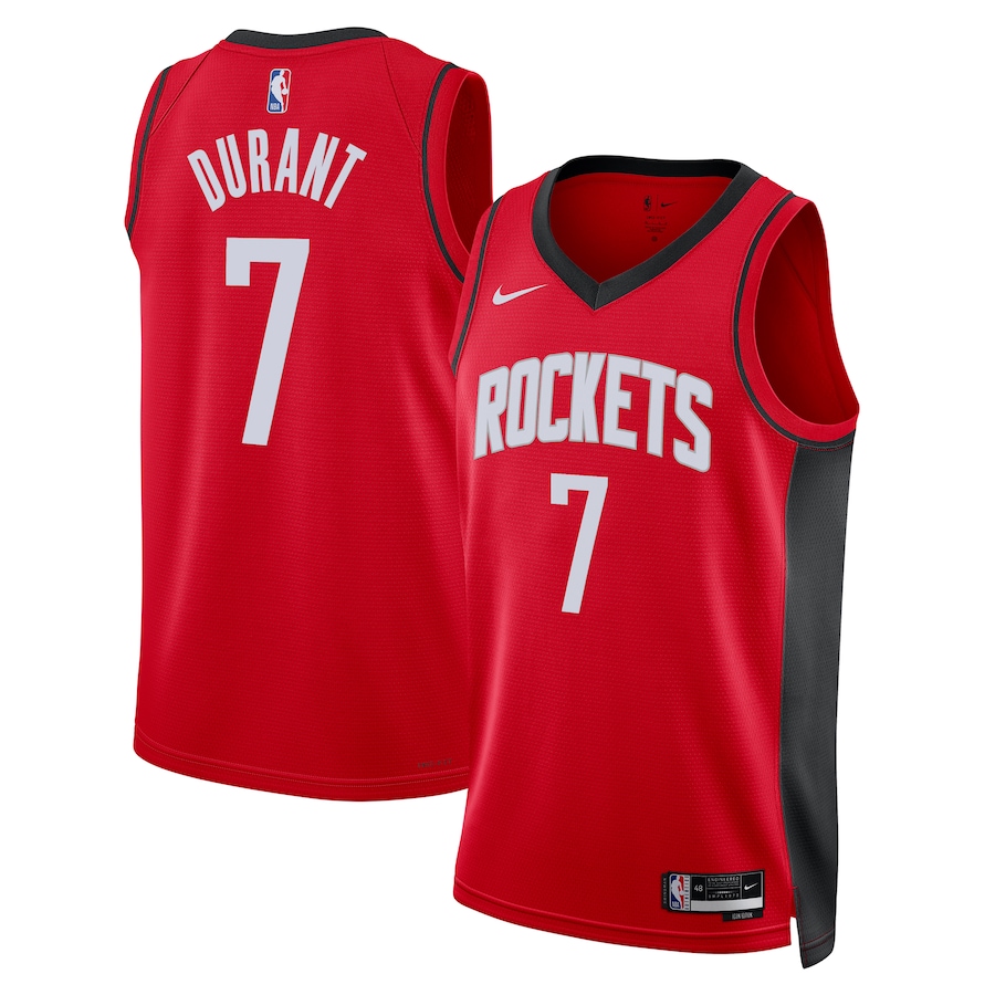 Unisex Houston Rockets Kevin Durant Nike Red Swingman Player Jersey - Icon Edition - Jersey
