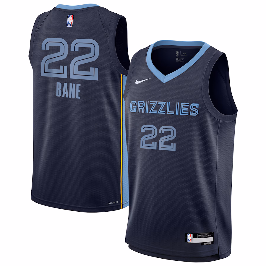 Youth Memphis Grizzlies Desmond Bane Nike Navy Swingman Jersey - Icon Edition - Jersey