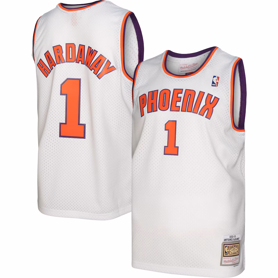 Men's Phoenix Suns Penny Hardaway Mitchell & Ness White 2002/03 Hardwood Classics Swingman Jersey - Jersey