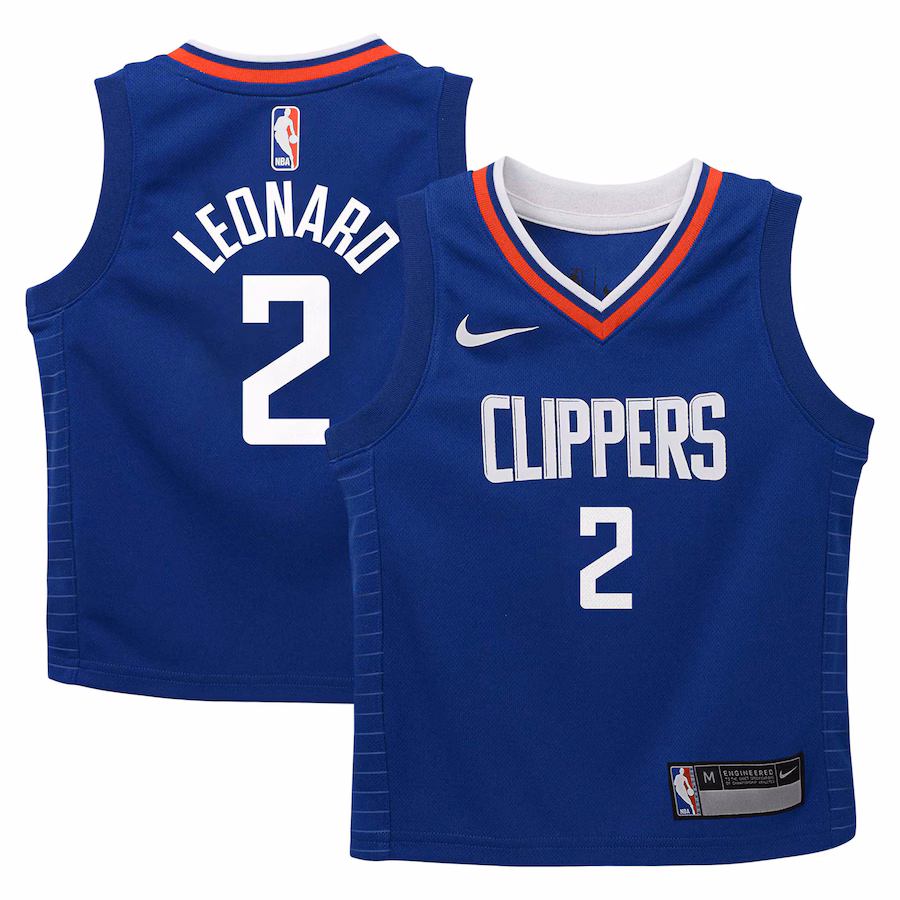 Preschool LA Clippers Kawhi Leonard Nike Royal Dri-FIT Swingman Player Jersey - Icon Edition - Jersey